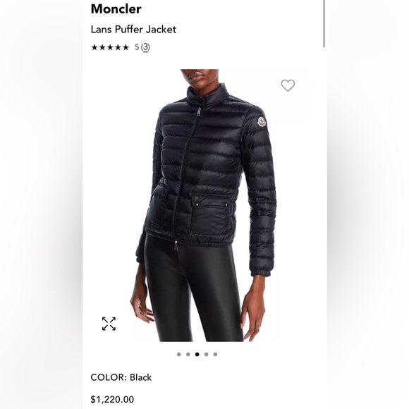 Moncler Lans Puffer Jacket - Size 0 - as new - Picture 8 of 9